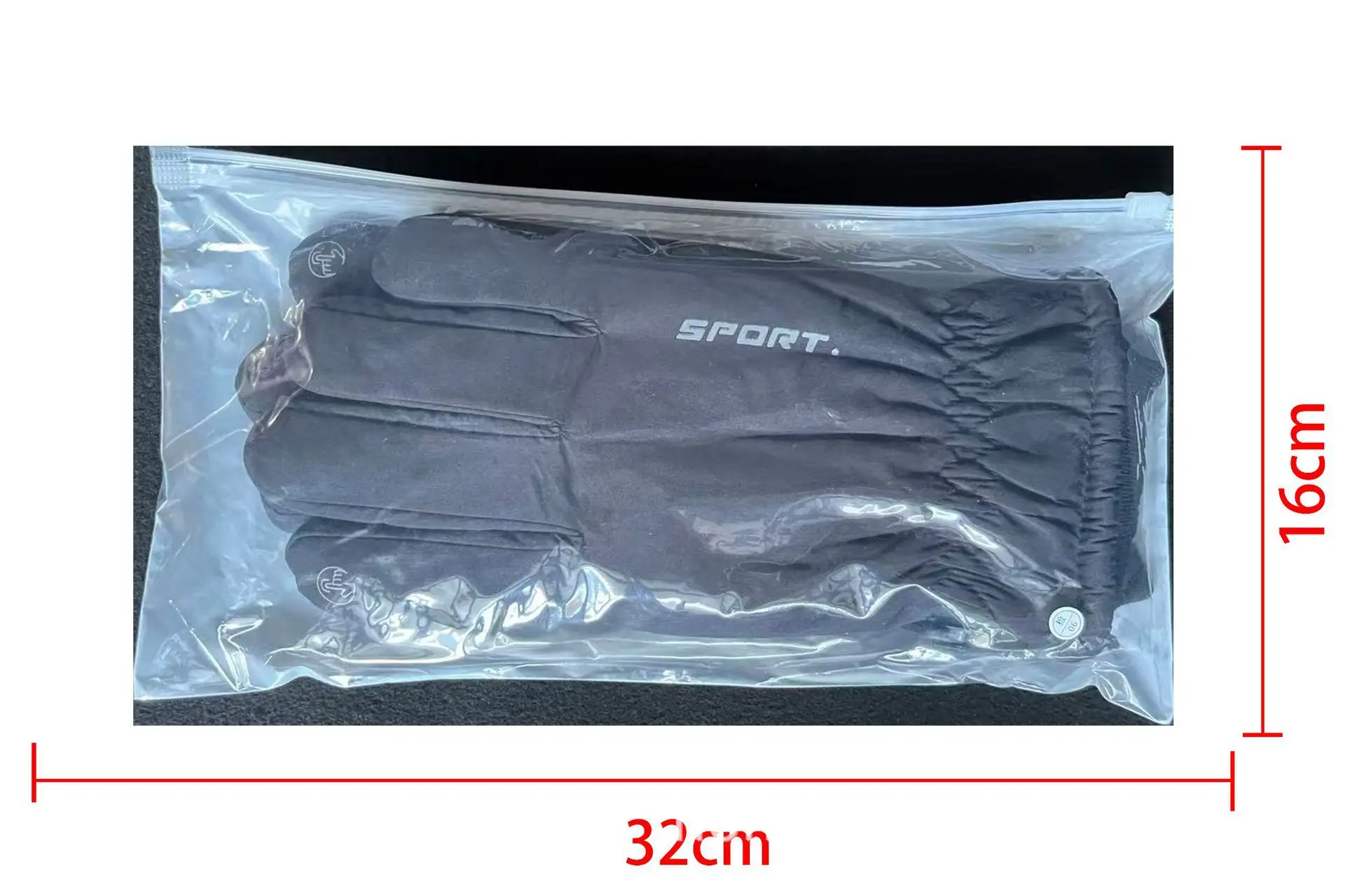 Men Winter Fleece Ski Gloves Grey Windproof Cold Proof — feature 21