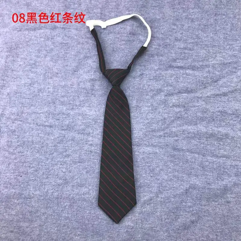 08黑色红条纹