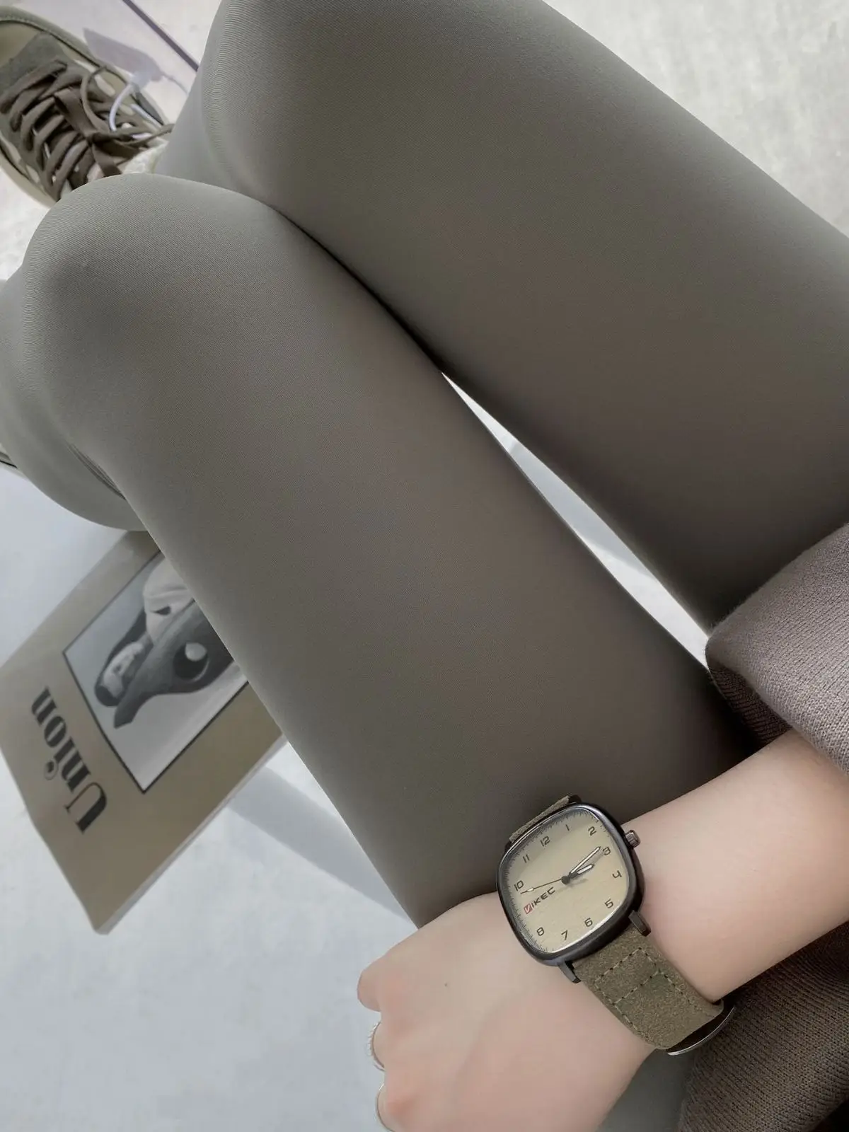 Warm Nine-Point Leggings Rabbit Plush Sharkskin Thickened