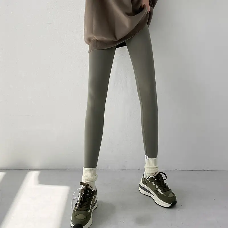 Warm Nine-Point Leggings Rabbit Plush Sharkskin Thickened