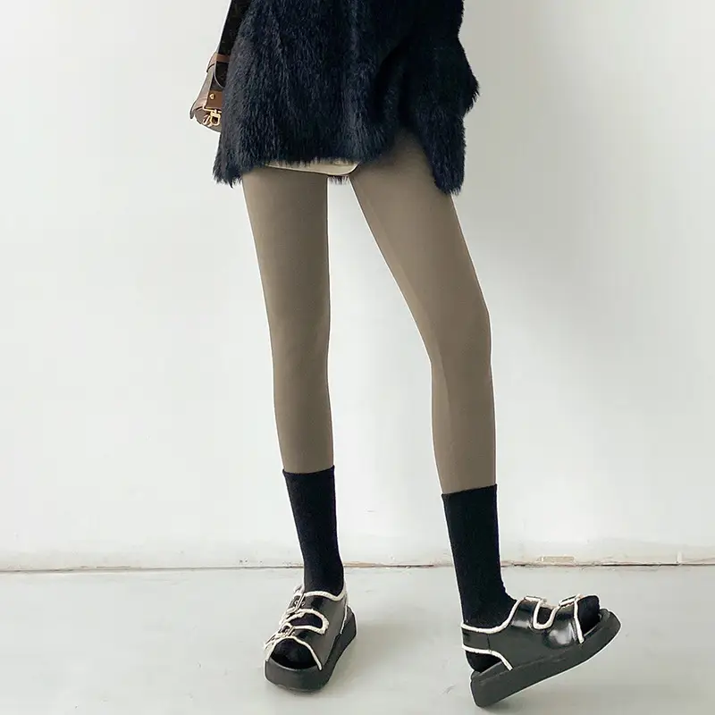 Warm Nine-Point Leggings Rabbit Plush Sharkskin Thickened