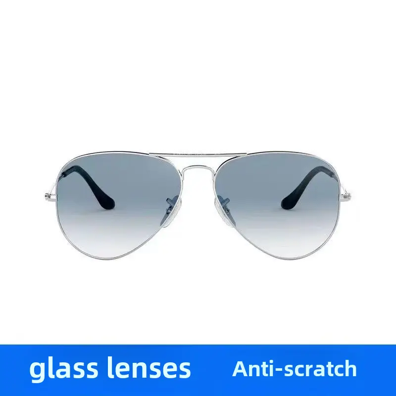 Men's Anti-UV Gradient Sunglasses Gold Frame - Image 3