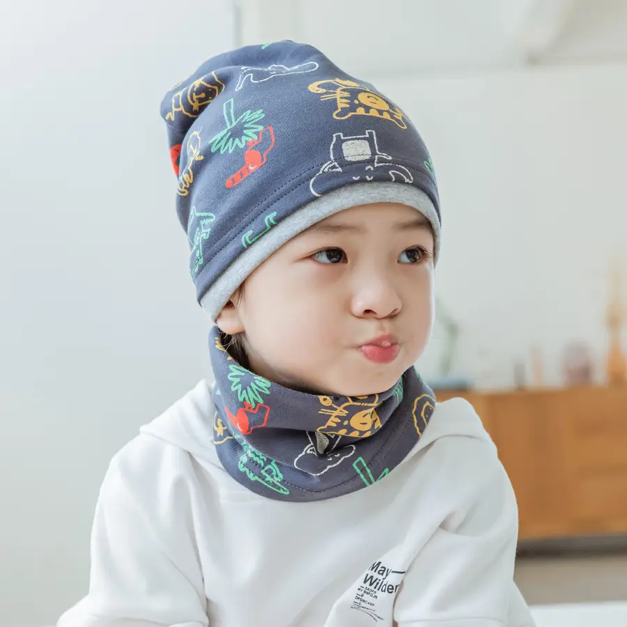 2022 Kids 5-Star Hat Suit for Girls Winter