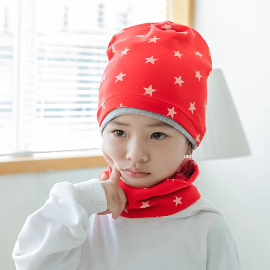 2022 Kids 5-Star Hat Suit for Girls Winter