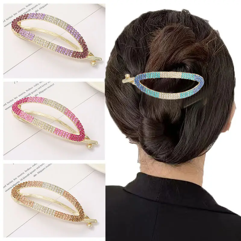 Fragrant Rhinestone Hairpin with Frog Clasp - Image 6