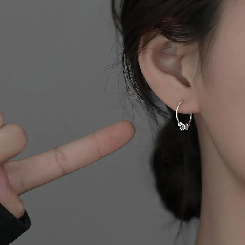 Silver Couple Earrings for Women 2022 Fashion - Image 4