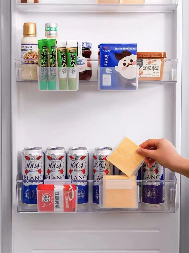Japanese Refrigerator Storage Box Transparent Plastic Hanging Seasoning Bag - Image 3