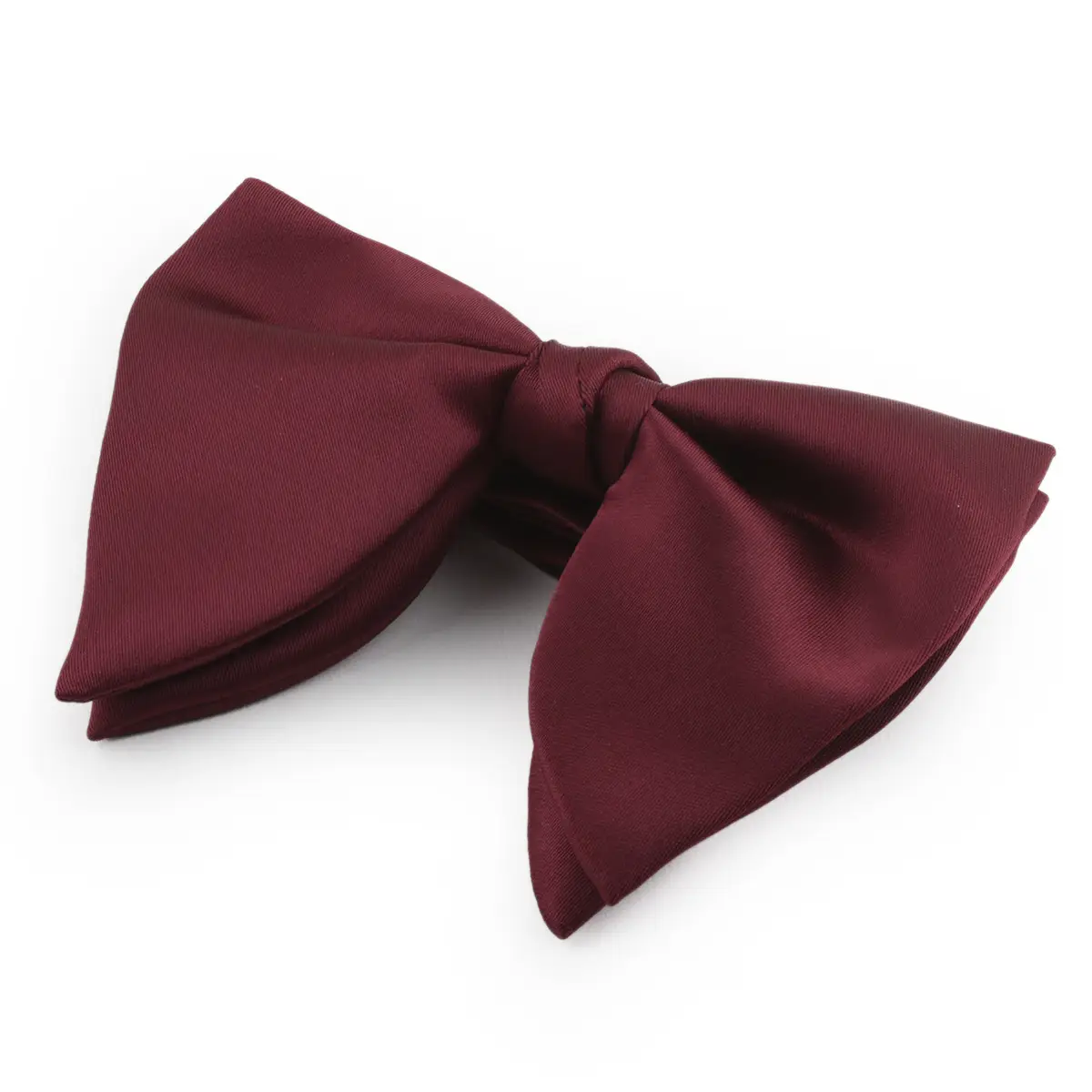 Men's Oversized Satin Silk Bow Tie Solid Color Formal Evening Dress - Image 2