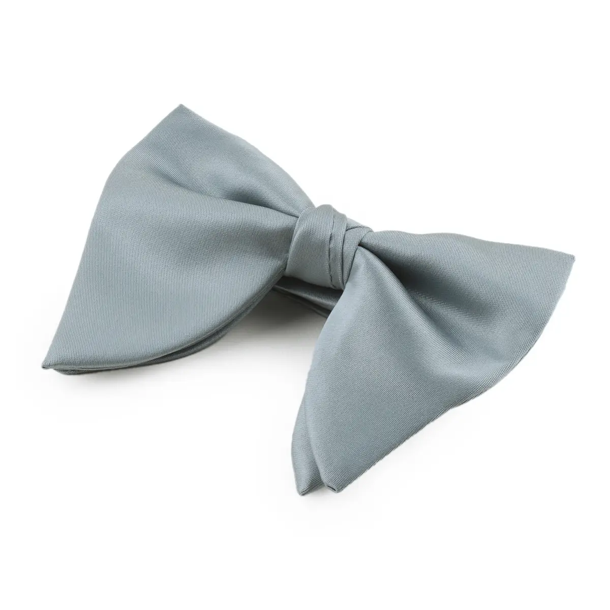 Men's Oversized Satin Silk Bow Tie Solid Color Formal Evening Dress - Image 8