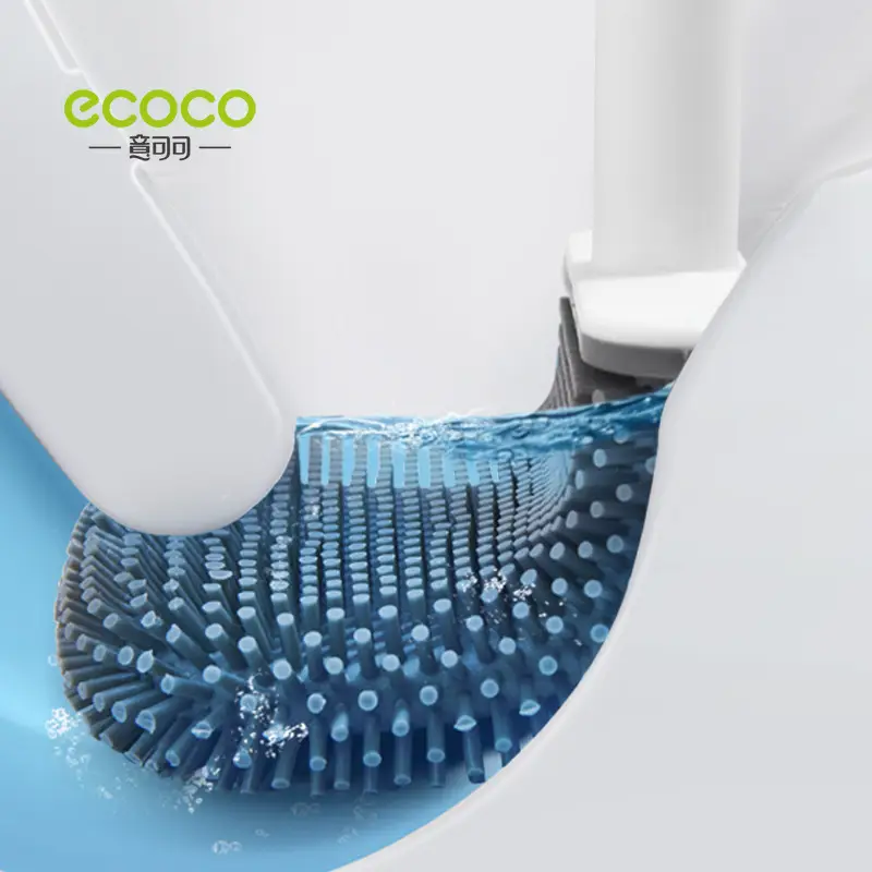 Wall Mounting Toilet Brush with Mesh Basket - Image 4