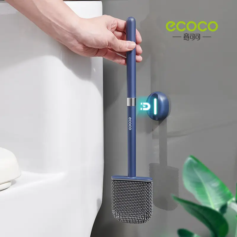 Wall Mounting Toilet Brush with Mesh Basket - Image 6