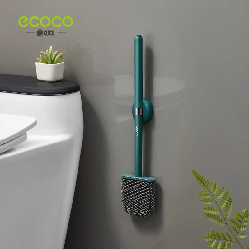Wall Mounting Toilet Brush with Mesh Basket - Image 2