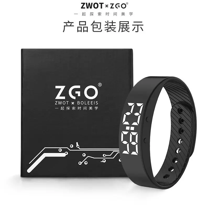Smart Digital Watch for Men Women Silent Vibration Alarm Clock - Image 13