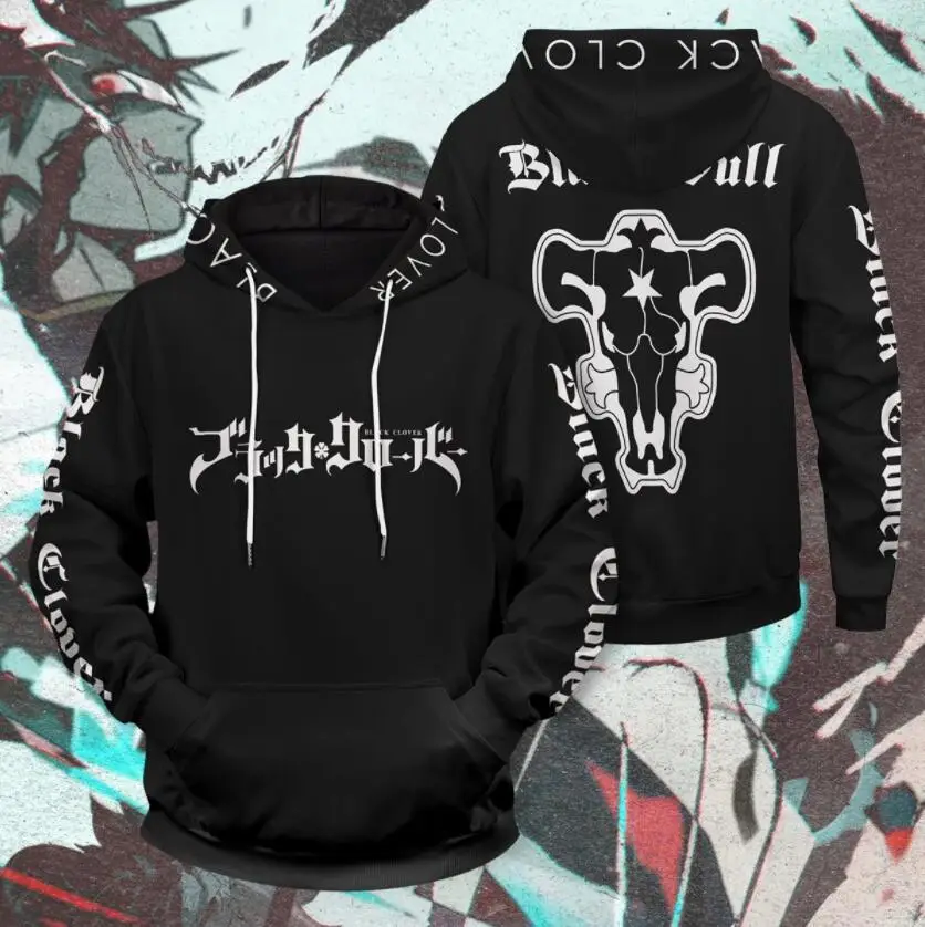 Black 3D Printed Hooded Sweatpants Set for Men - Image 16