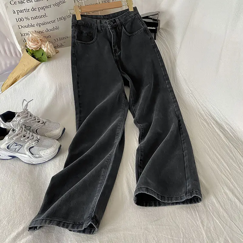 Women Wide Leg High Waist Pants Small Tan - Image 3