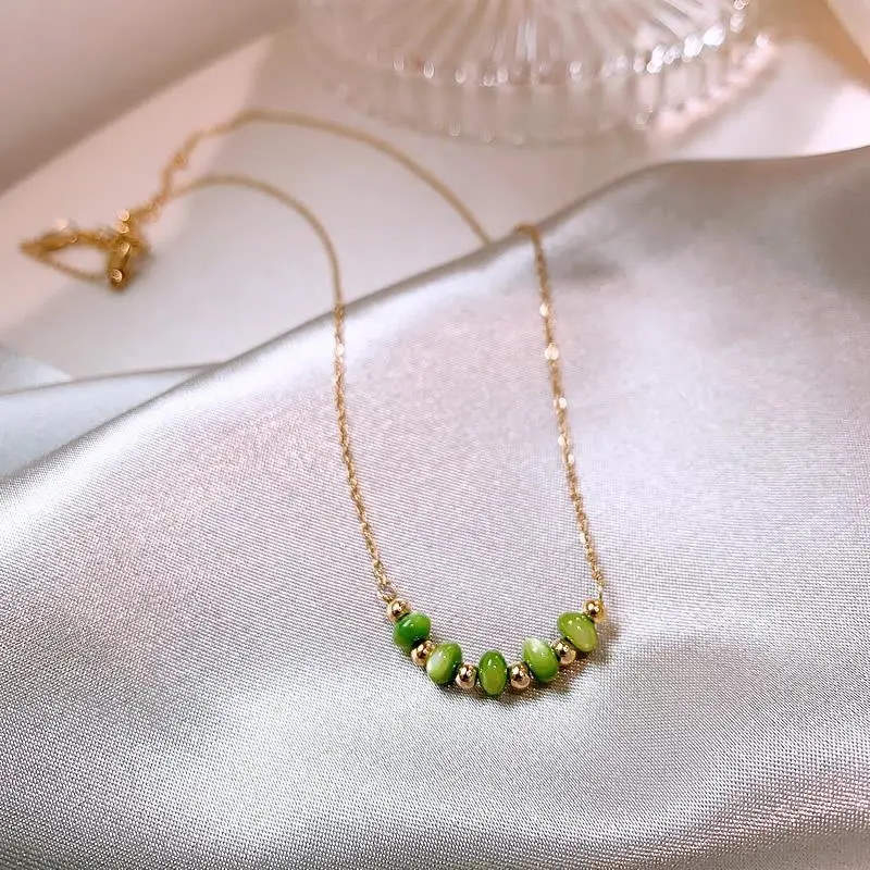 Green Shell Beaded Necklace for Women — feature 28