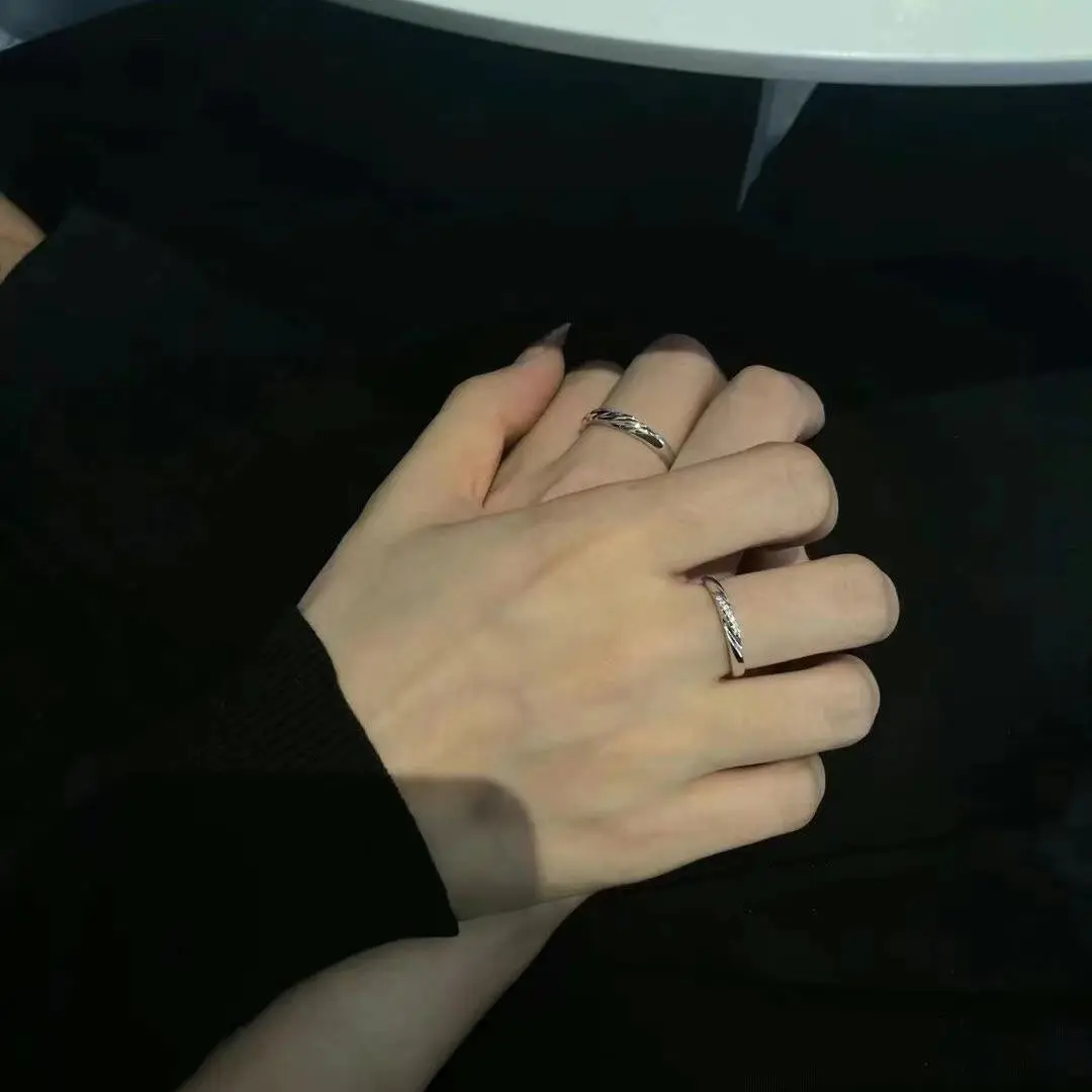 Love Frequency Couple's Ring for Men Women A Pair - Image 4