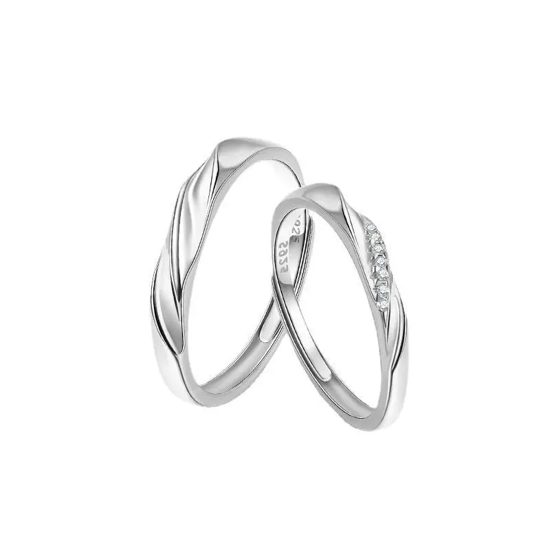 Love Frequency Couple's Ring for Men Women A Pair - Image 5