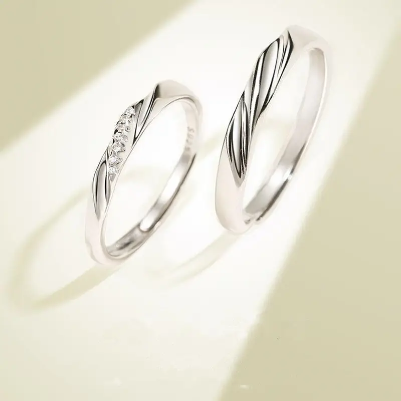 Love Frequency Couple's Ring for Men Women A Pair — feature 1