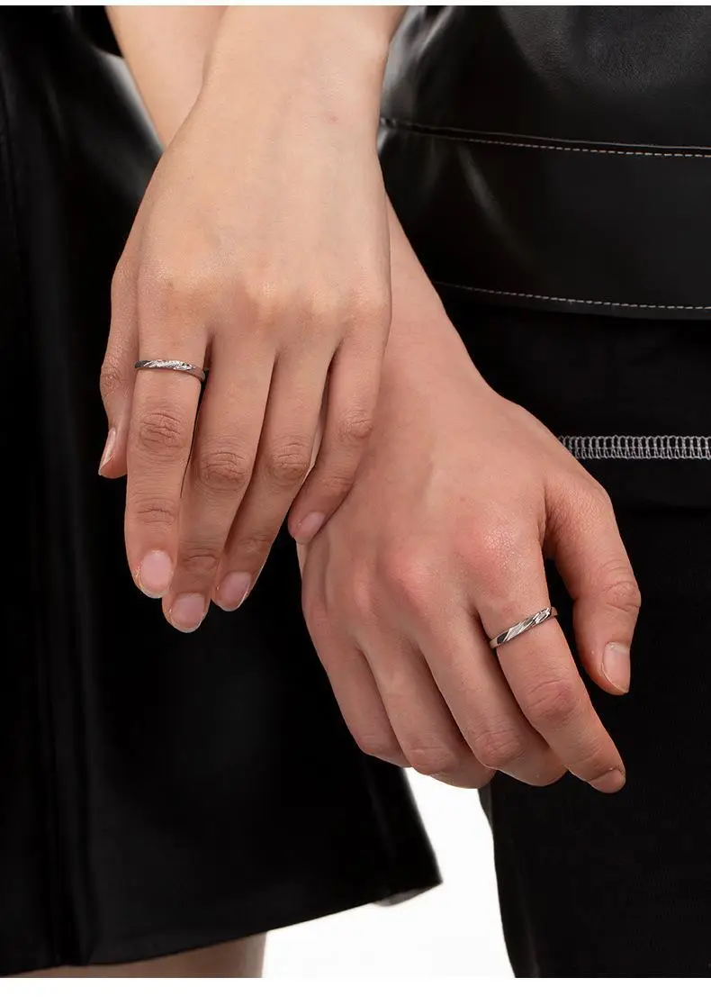 Love Frequency Couple's Ring for Men Women A Pair — feature 2