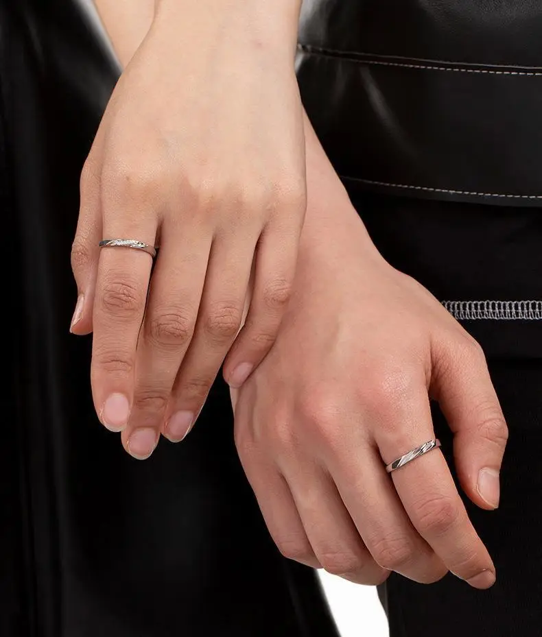 Love Frequency Couple's Ring for Men Women A Pair — feature 4