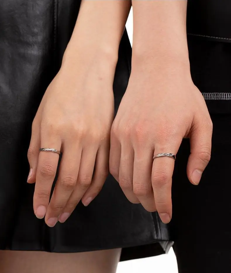 Love Frequency Couple's Ring for Men Women A Pair — feature 5