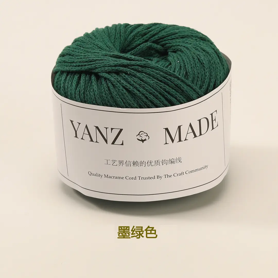 Hollow Cotton 2mm in stock Little Red Book with Round Strand Yarn Braided Bag Rope Hook Bag Handmade DIY Yarn
