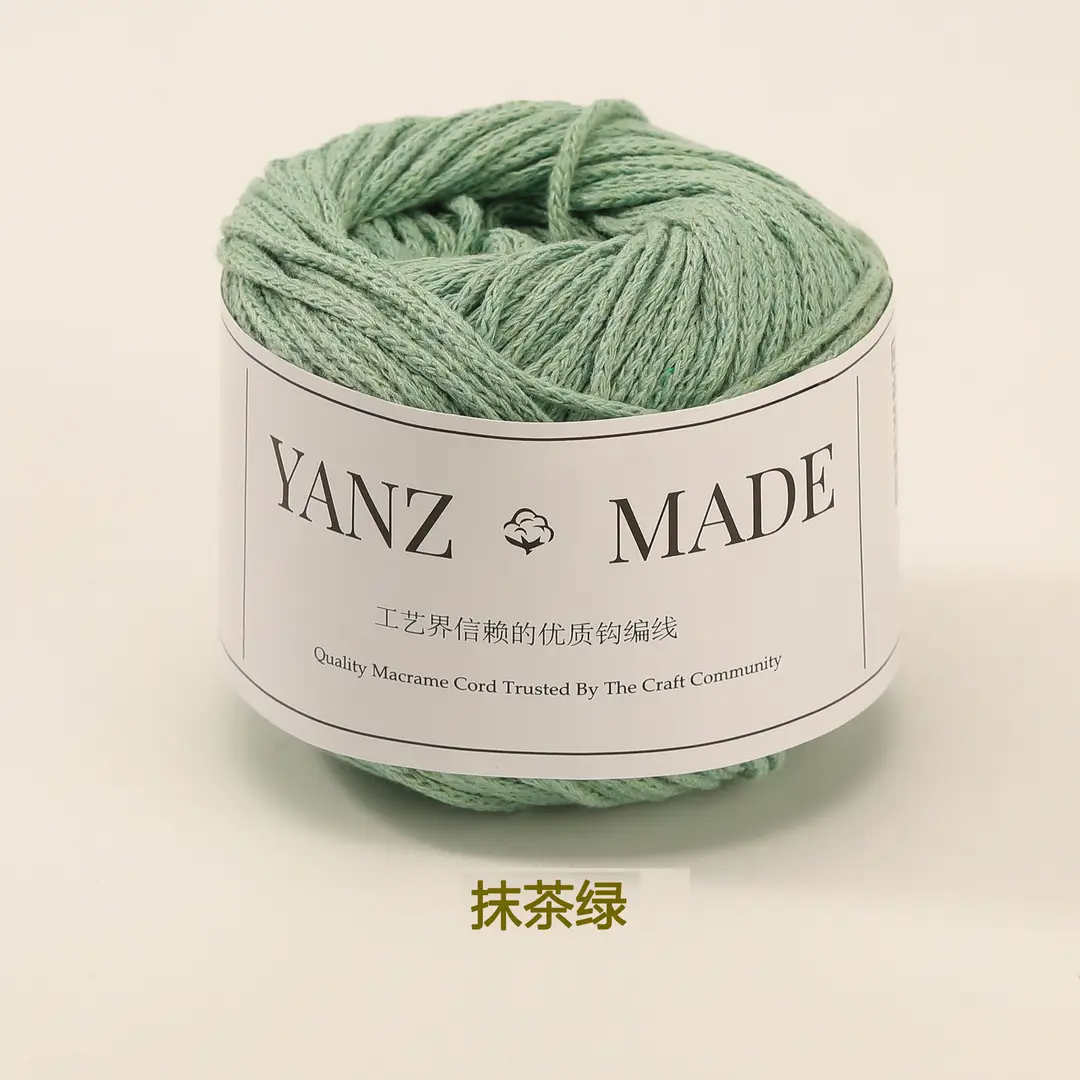 Hollow Cotton 2mm in stock Little Red Book with Round Strand Yarn Braided Bag Rope Hook Bag Handmade DIY Yarn