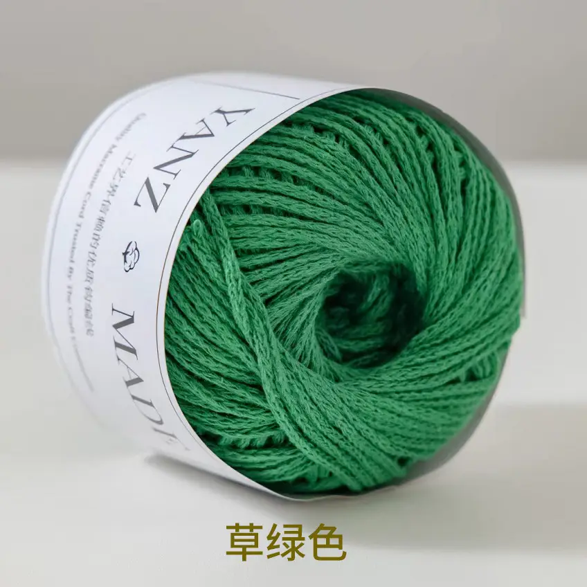 Hollow Cotton 2mm in stock Little Red Book with Round Strand Yarn Braided Bag Rope Hook Bag Handmade DIY Yarn