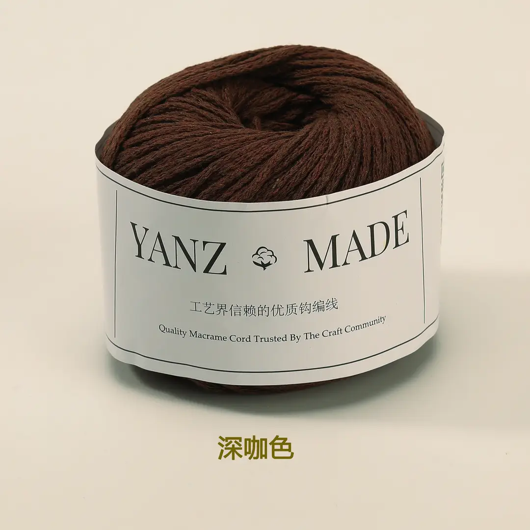 Hollow Cotton 2mm in stock Little Red Book with Round Strand Yarn Braided Bag Rope Hook Bag Handmade DIY Yarn
