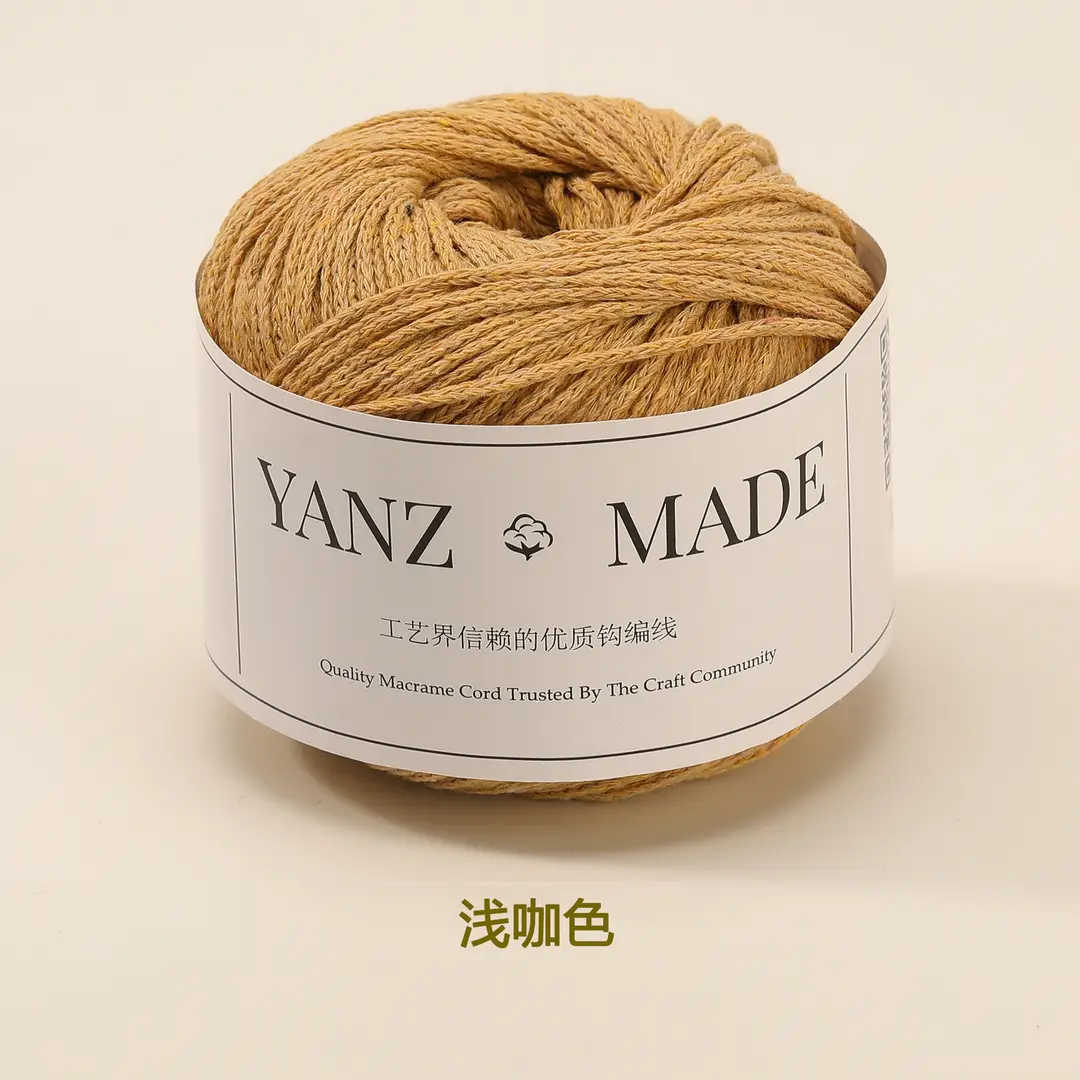 Hollow Cotton 2mm in stock Little Red Book with Round Strand Yarn Braided Bag Rope Hook Bag Handmade DIY Yarn