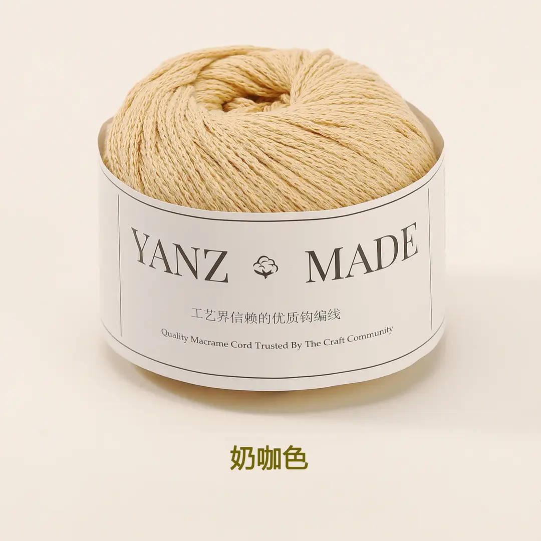 Hollow Cotton 2mm in stock Little Red Book with Round Strand Yarn Braided Bag Rope Hook Bag Handmade DIY Yarn