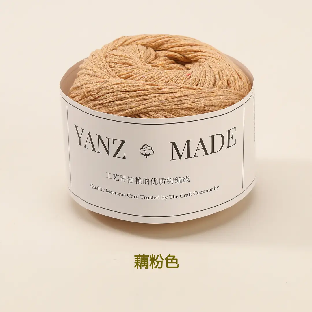 Hollow Cotton 2mm in stock Little Red Book with Round Strand Yarn Braided Bag Rope Hook Bag Handmade DIY Yarn