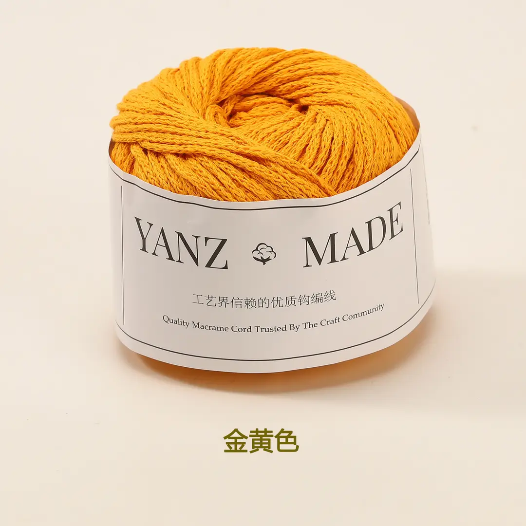 Hollow Cotton 2mm in stock Little Red Book with Round Strand Yarn Braided Bag Rope Hook Bag Handmade DIY Yarn