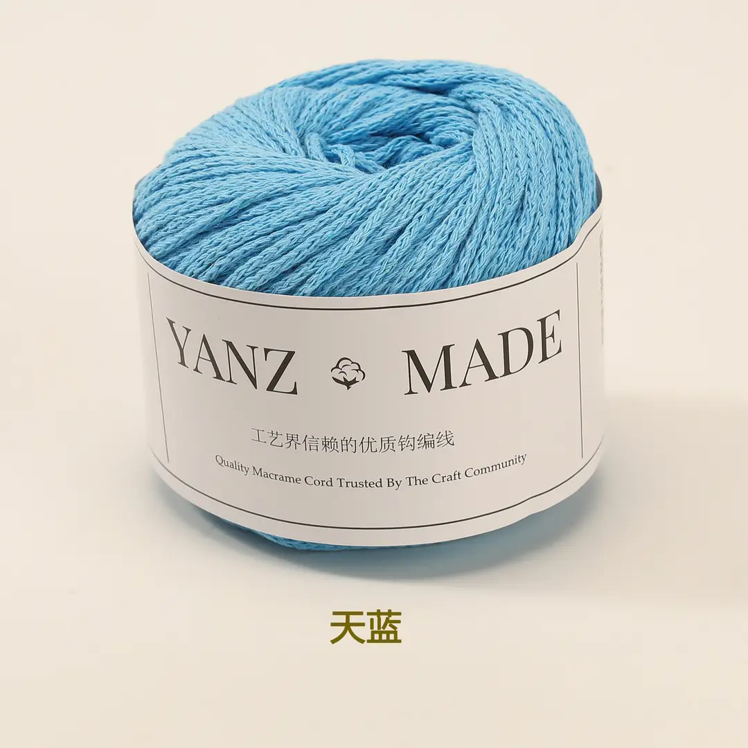 Hollow Cotton 2mm in stock Little Red Book with Round Strand Yarn Braided Bag Rope Hook Bag Handmade DIY Yarn