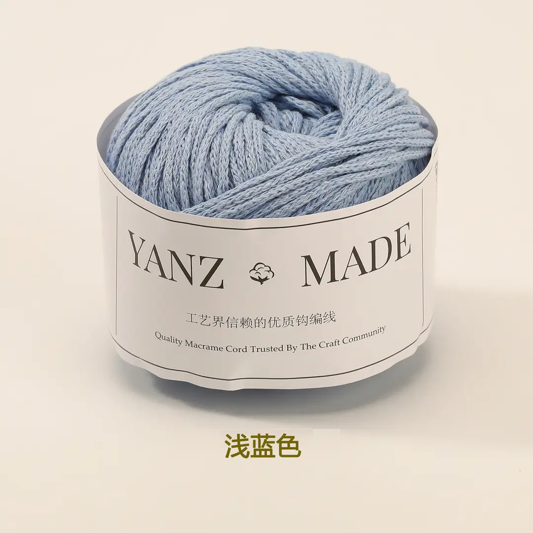 Hollow Cotton 2mm in stock Little Red Book with Round Strand Yarn Braided Bag Rope Hook Bag Handmade DIY Yarn