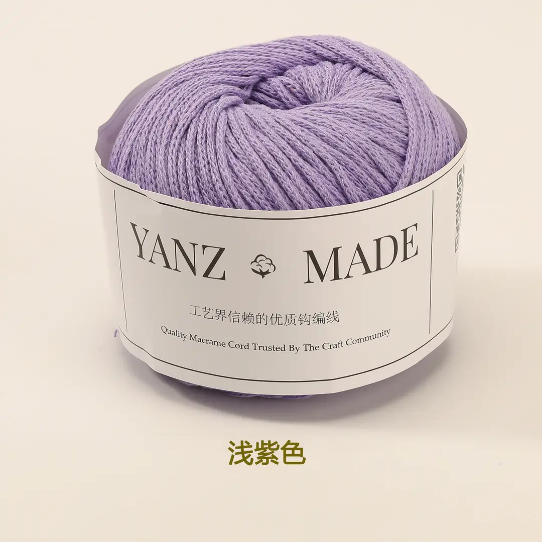 Hollow Cotton 2mm in stock Little Red Book with Round Strand Yarn Braided Bag Rope Hook Bag Handmade DIY Yarn