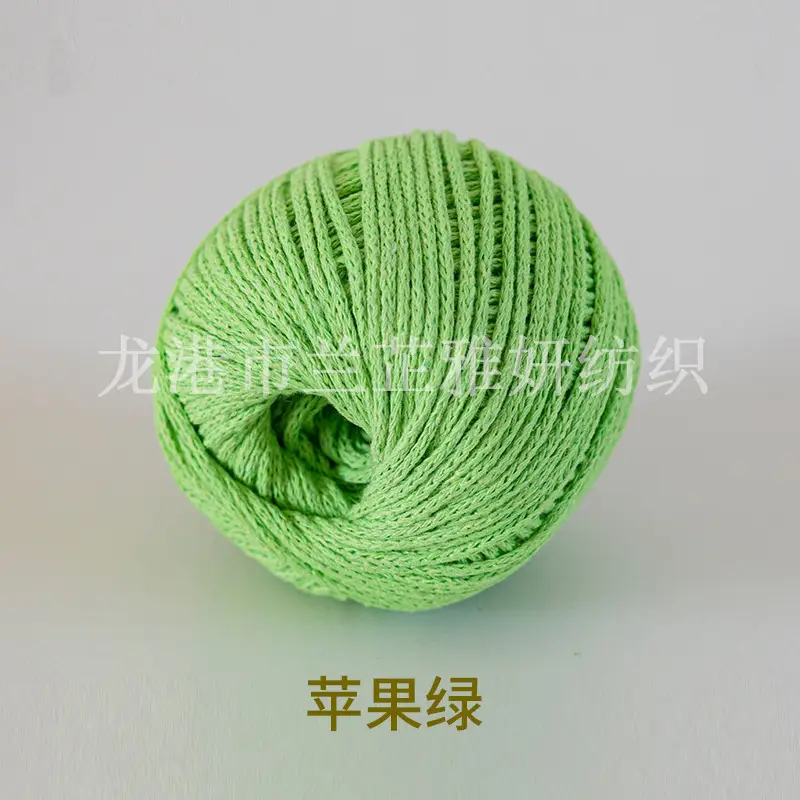 Hollow Cotton 2mm in stock Little Red Book with Round Strand Yarn Braided Bag Rope Hook Bag Handmade DIY Yarn