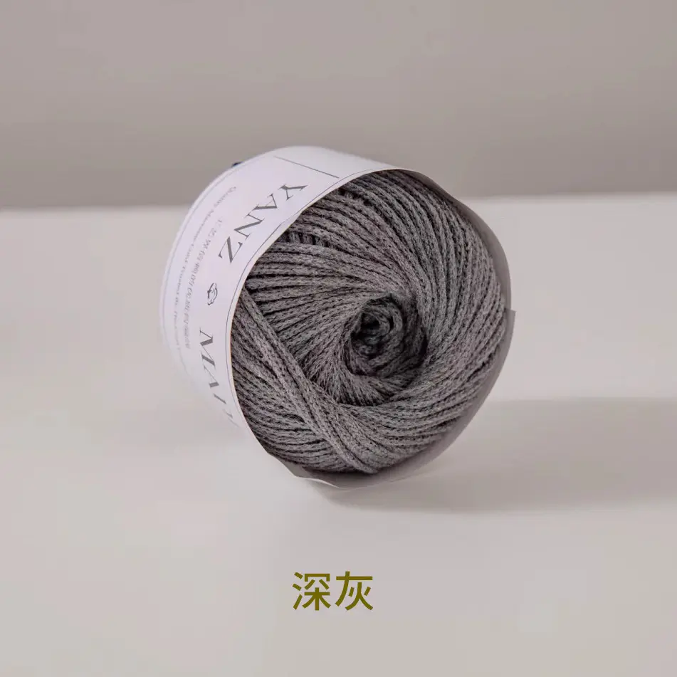 Hollow Cotton 2mm in stock Little Red Book with Round Strand Yarn Braided Bag Rope Hook Bag Handmade DIY Yarn