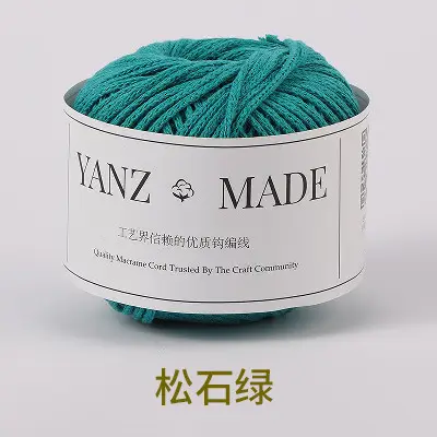 Hollow Cotton 2mm in stock Little Red Book with Round Strand Yarn Braided Bag Rope Hook Bag Handmade DIY Yarn