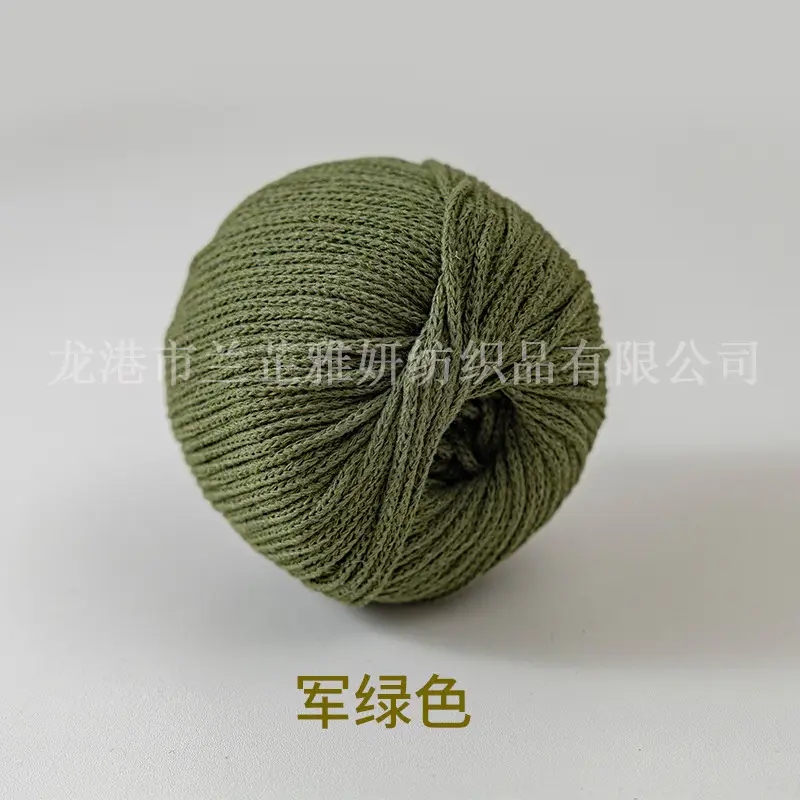 Hollow Cotton 2mm in stock Little Red Book with Round Strand Yarn Braided Bag Rope Hook Bag Handmade DIY Yarn