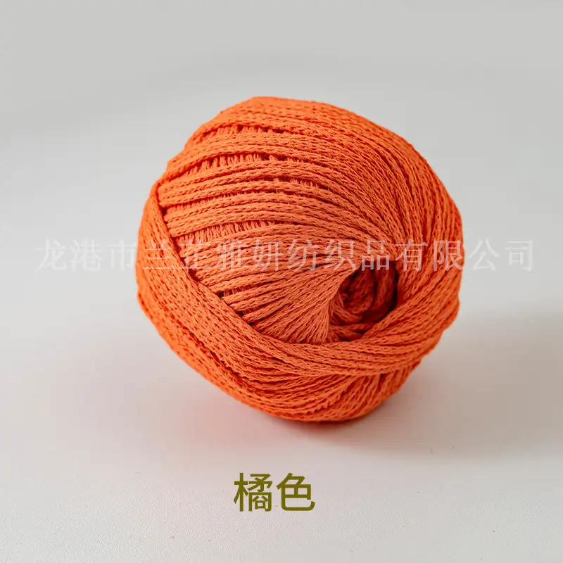 Hollow Cotton 2mm in stock Little Red Book with Round Strand Yarn Braided Bag Rope Hook Bag Handmade DIY Yarn