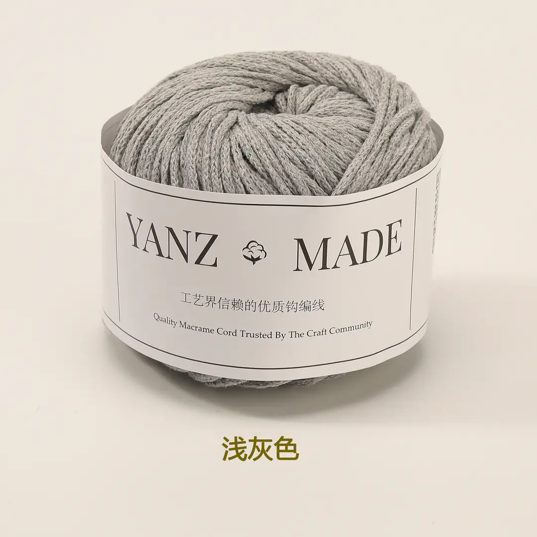 Hollow Cotton 2mm in stock Little Red Book with Round Strand Yarn Braided Bag Rope Hook Bag Handmade DIY Yarn