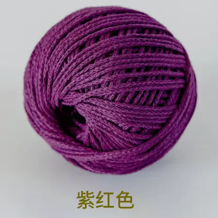 Hollow Cotton 2mm in stock Little Red Book with Round Strand Yarn Braided Bag Rope Hook Bag Handmade DIY Yarn