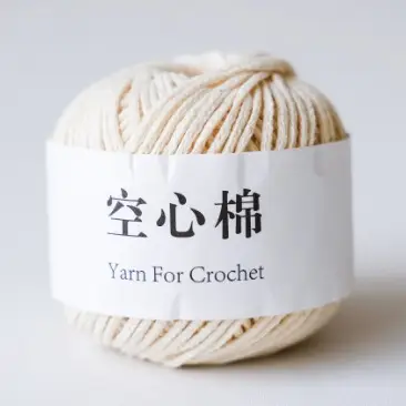 Hollow Cotton 2mm in stock Little Red Book with Round Strand Yarn Braided Bag Rope Hook Bag Handmade DIY Yarn