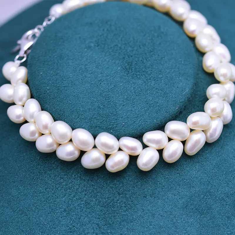 Freshwater Pearl Bracelet S925 Silver Personalized DIY Wholesale - Image 3