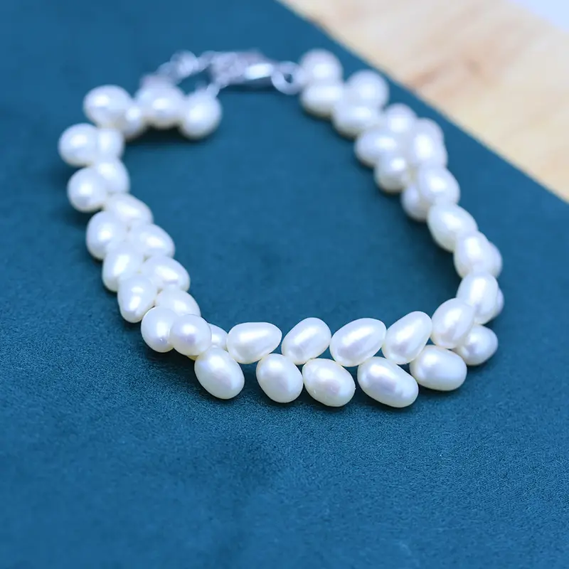 Freshwater Pearl Bracelet S925 Silver Personalized DIY Wholesale - Image 5