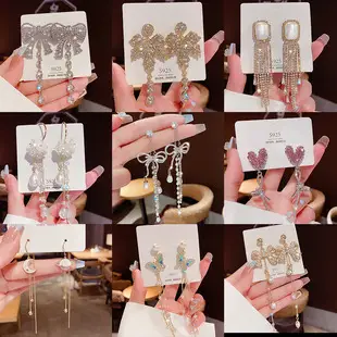 925 Silver Earrings for Women with Bow Tassel Design — feature 1