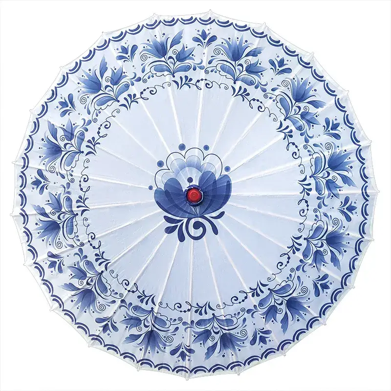 Blue and White Classical Ceiling Dance Hanfu Cheongsam - Image 13