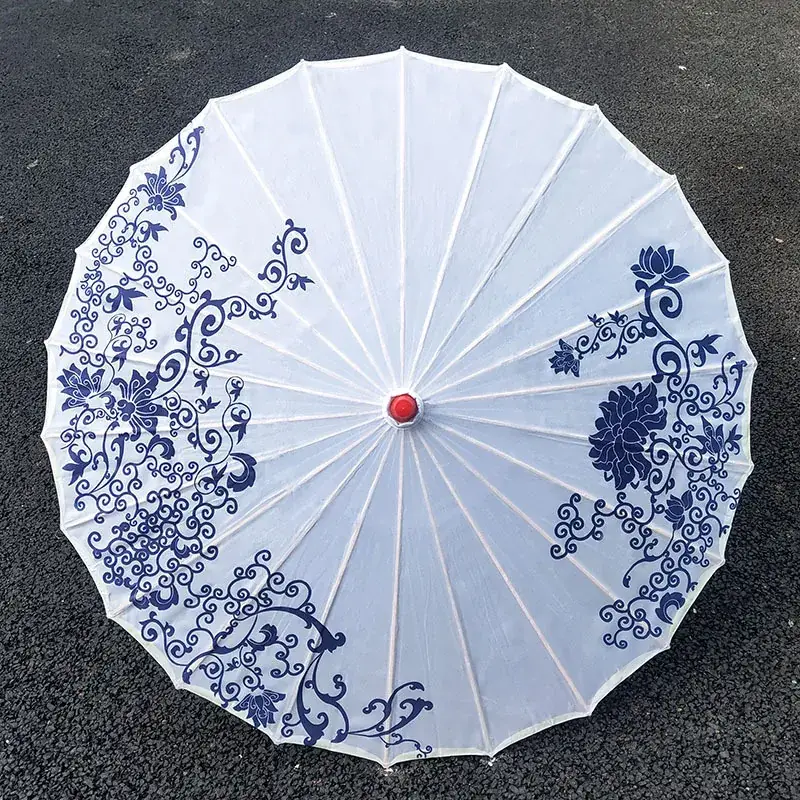 Blue and White Classical Ceiling Dance Hanfu Cheongsam - Image 2